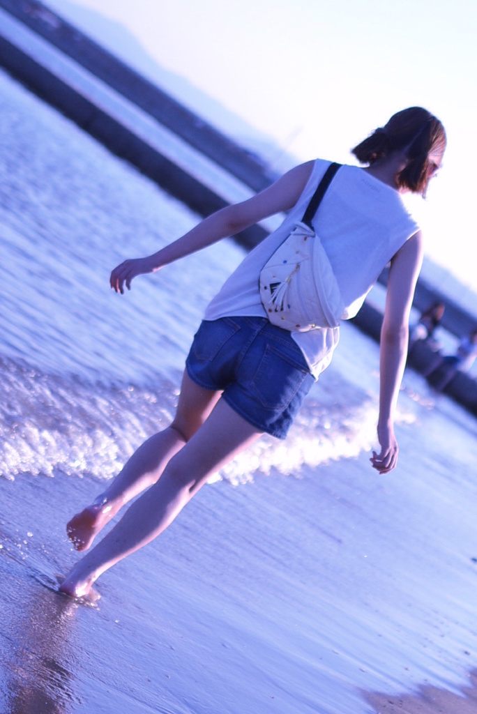 波打ち際を走りたい気分・・＾＾