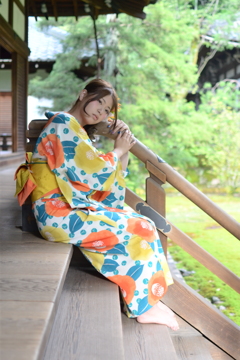 まゆちゃん京都を感じて