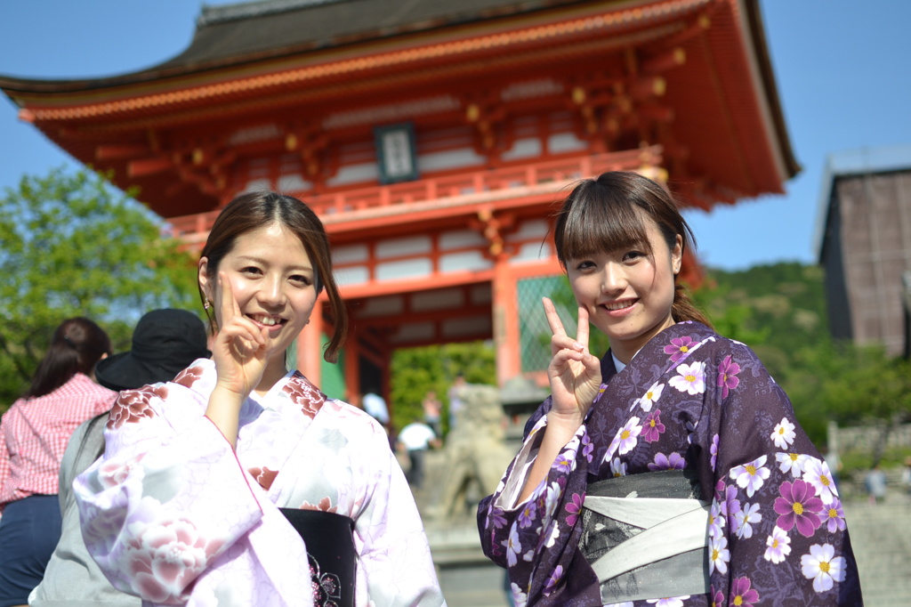 清水寺・・福岡からきたたい・・