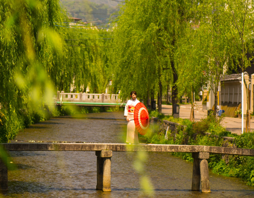 白川　一本橋で