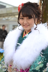 成人式　素直な視線
