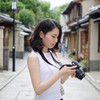 京都路地　カメラ女子