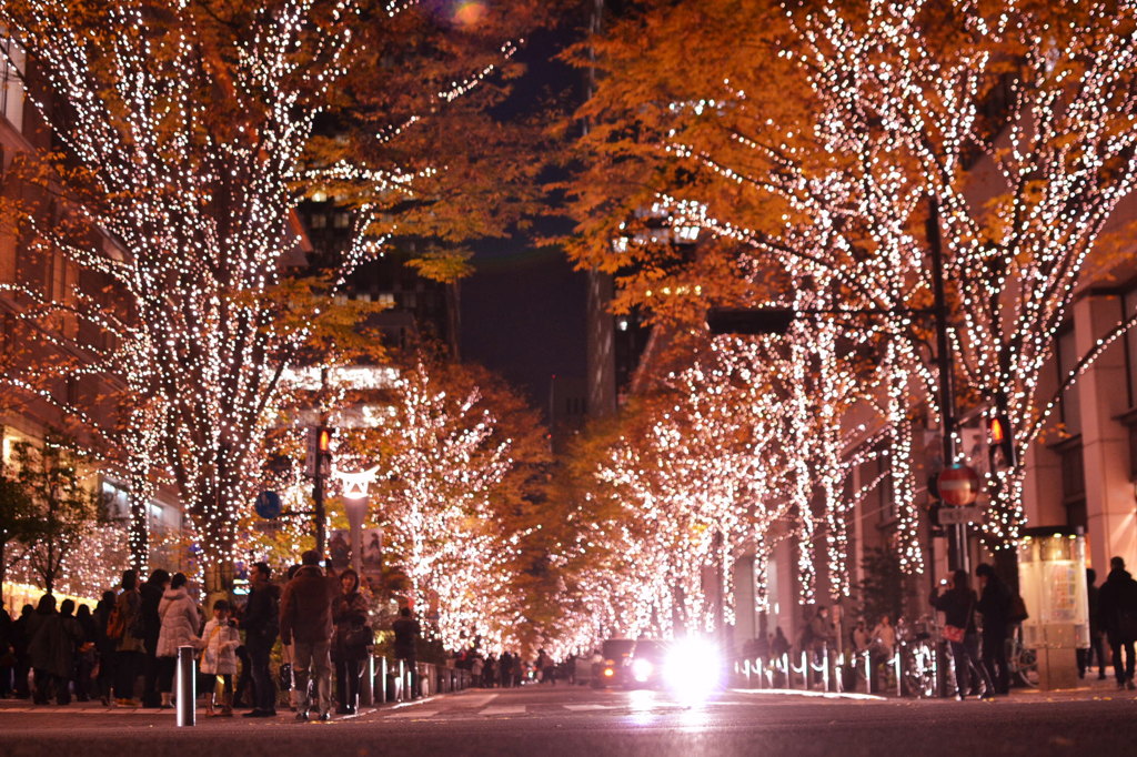 東京駅、丸の内イルミネーション