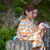 着物憂いカメラ女子