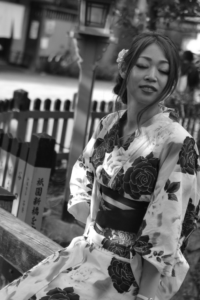 祇園白川にて・・色っぽさで＾＾