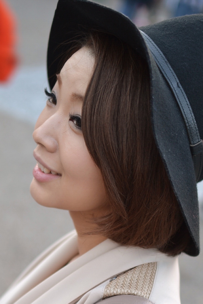 帽子の似合う子