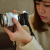 カメラ女子　お手手キレイ　！