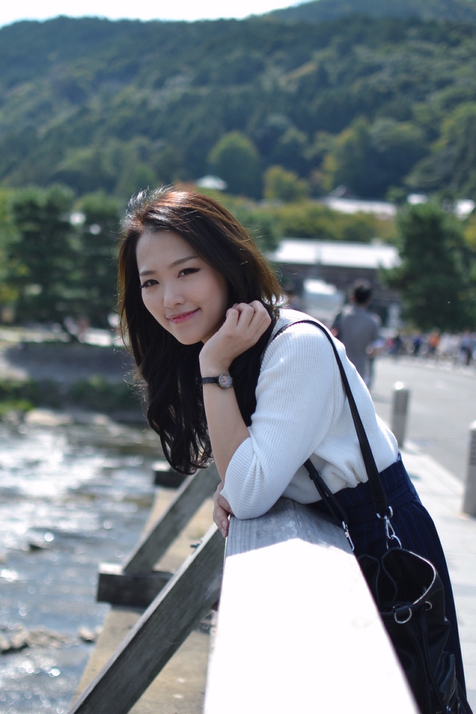 笑顔を添えて