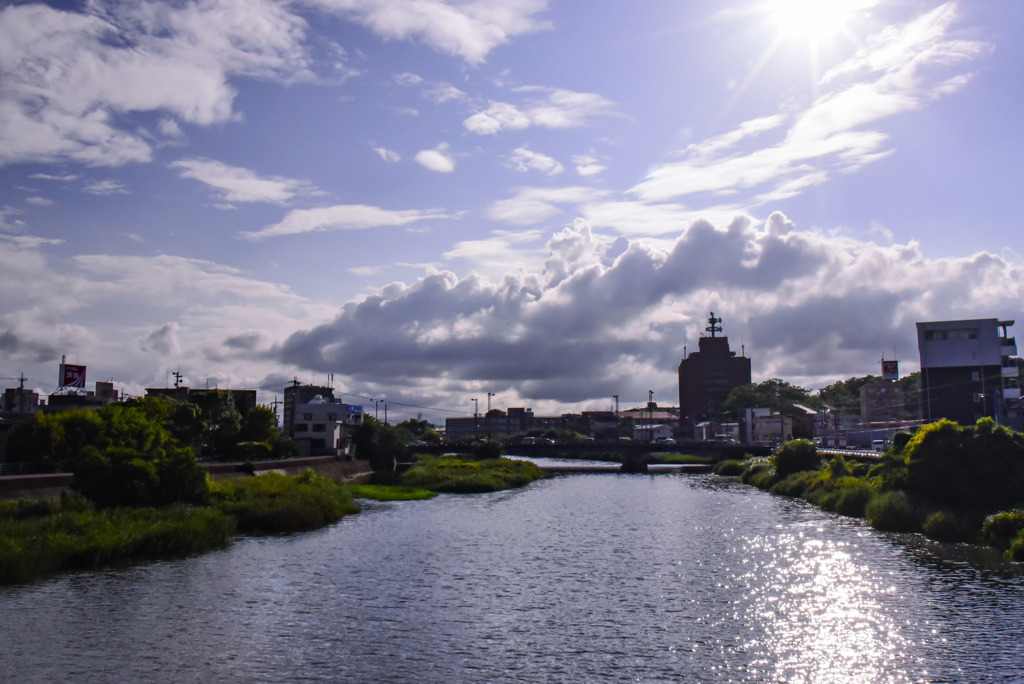 夏陽　安濃川