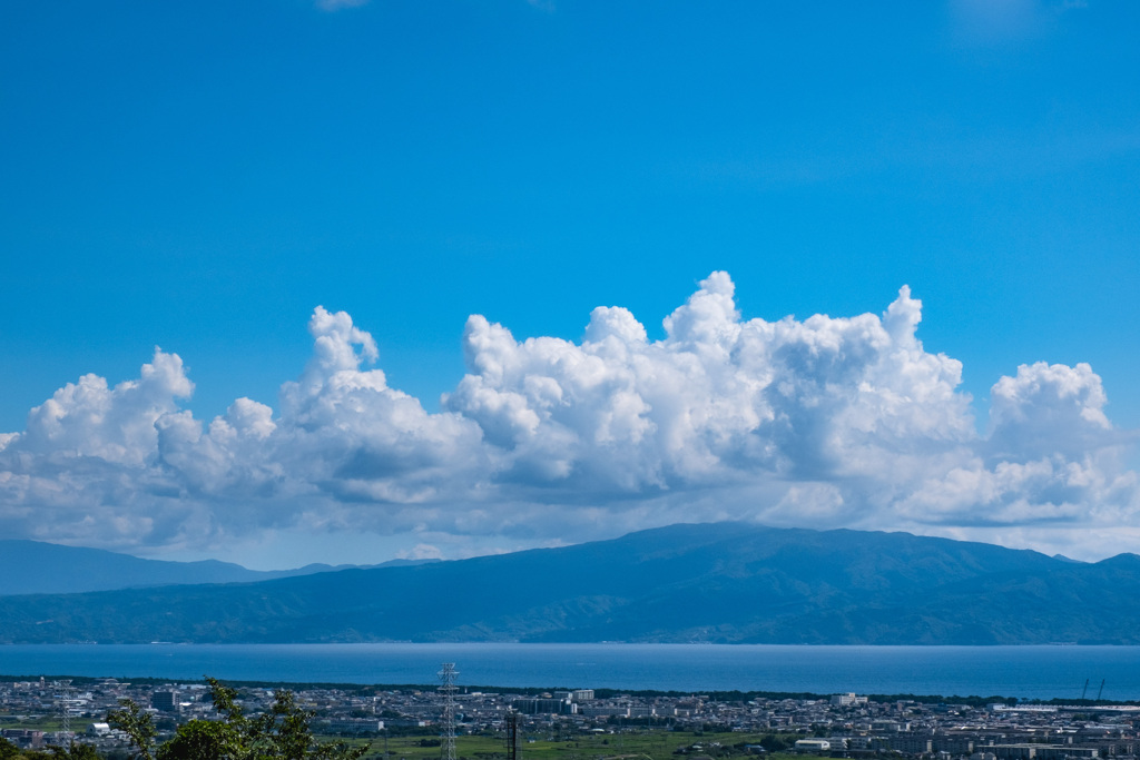 伊豆半島の夏空