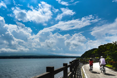 夏空へサイクリング