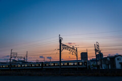 夕景　鉄道