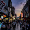 中華街夕景