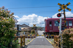 田舎の鉄道風景