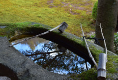 手水鏡　青蓮院お庭