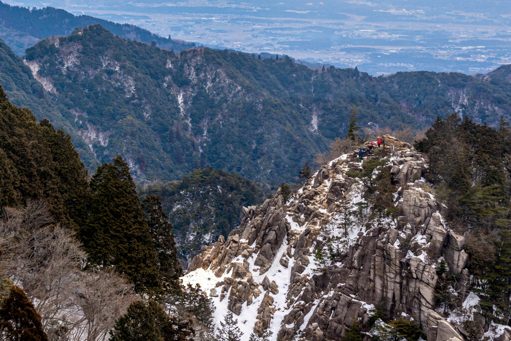 岩場登山