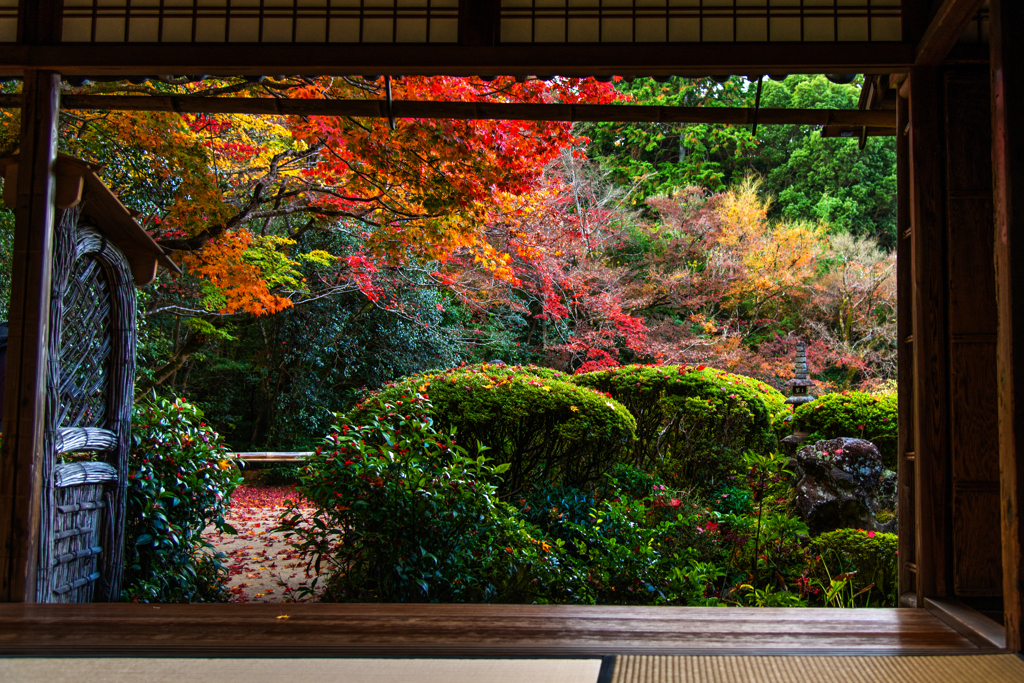 詩仙堂の紅葉
