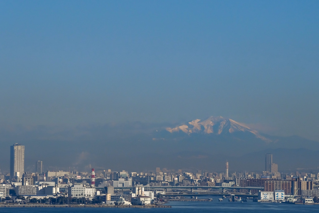 名古屋市内と冬御嶽