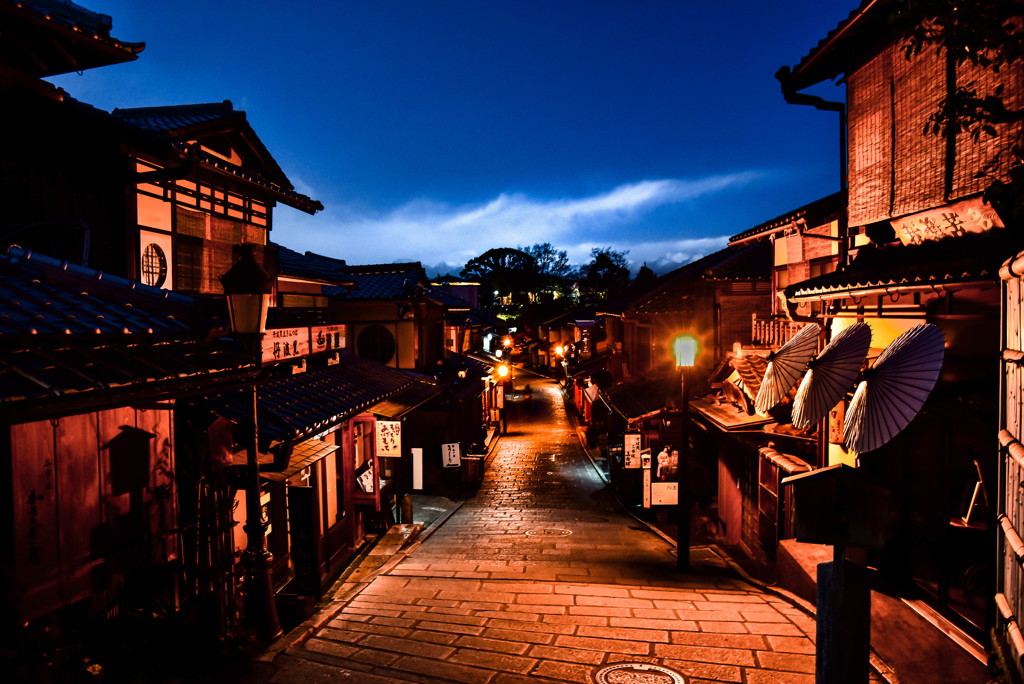 二年坂早朝