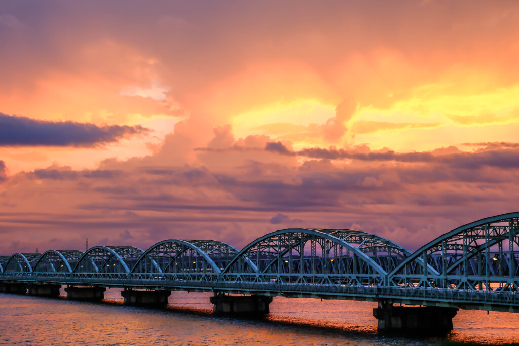 初秋の橋