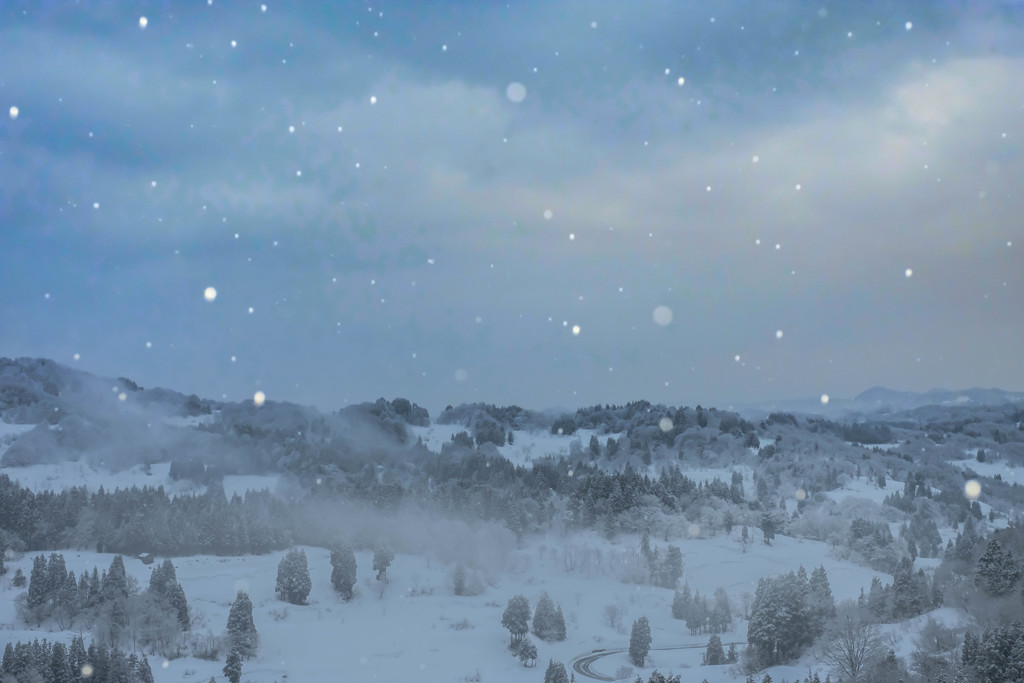 朝雪の星峠