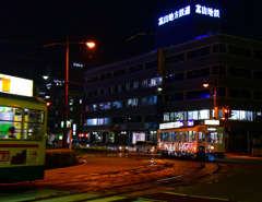 路面電車のある風景