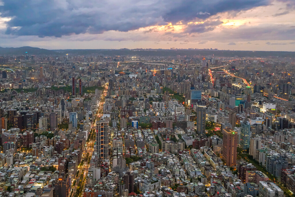 台北市夕景