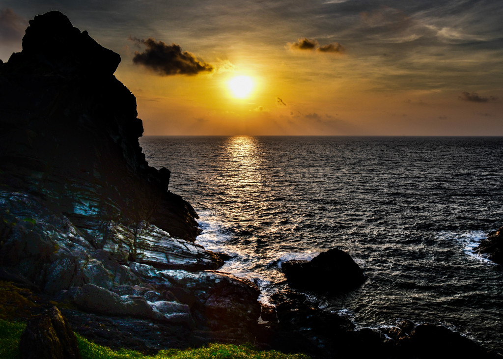 御神崎の夕景