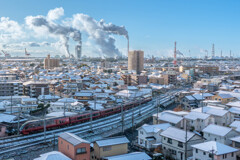 ひのとり　初雪