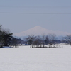 雪の秋田富士（鳥海山）