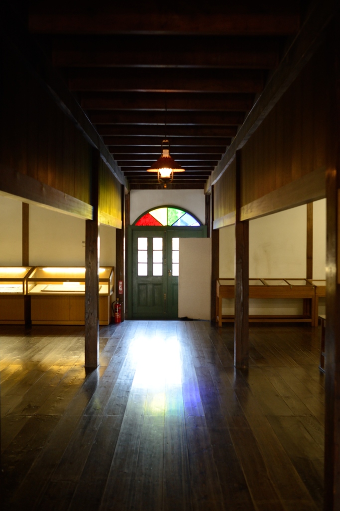 旧中込学校廊下