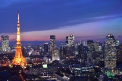 暮れはじめの東京。