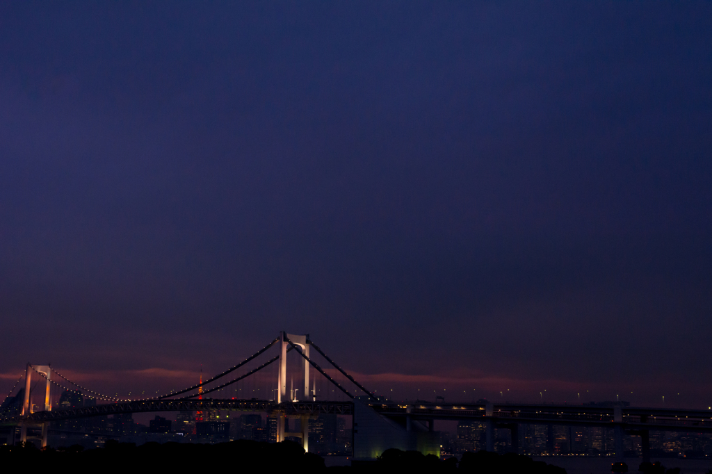 お台場　夕景