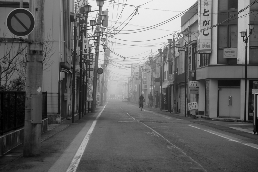 駅から続く道
