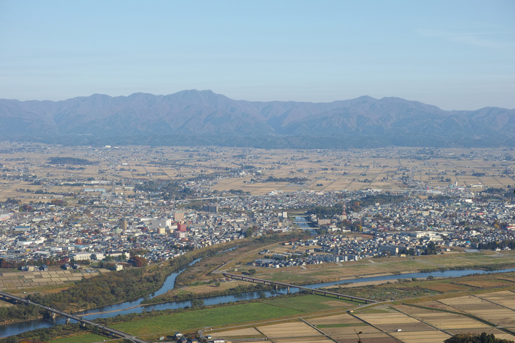 大曲市街地
