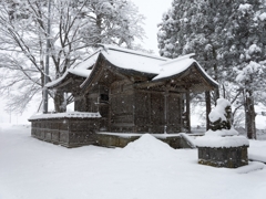 古四王神社細雪