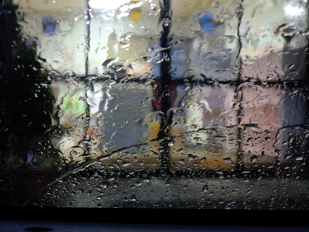 雨の日のお迎え