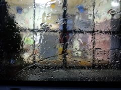 雨の日のお迎え
