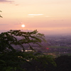 夕日