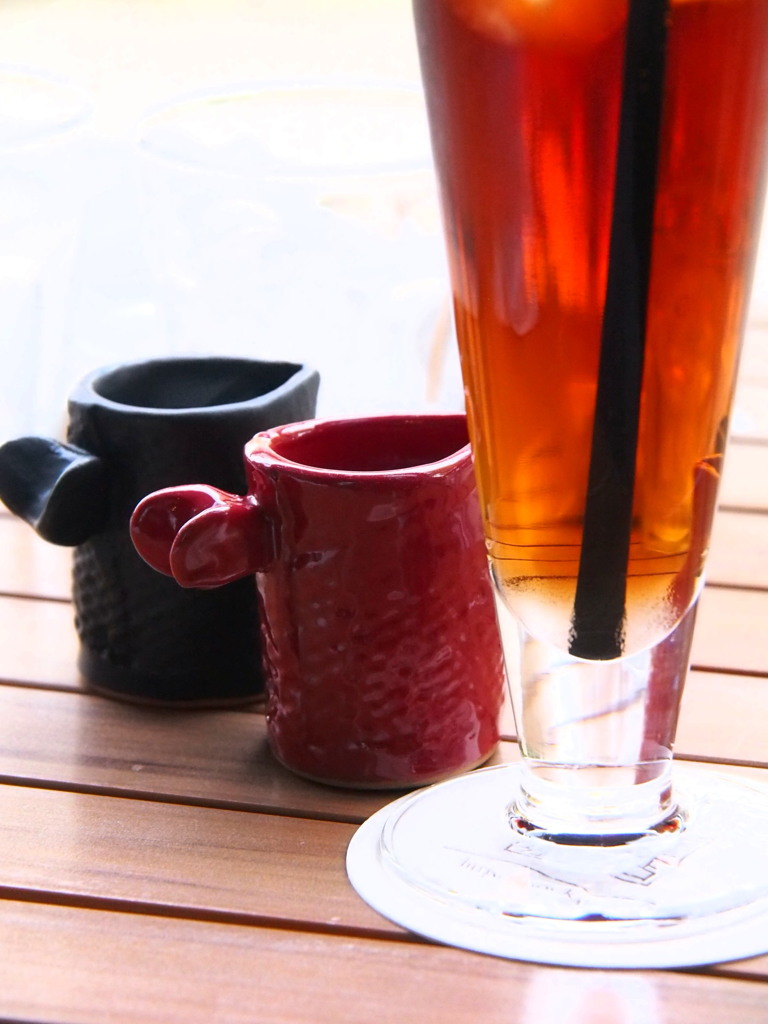 オサレなカフェで