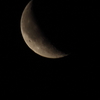 夜明けの月