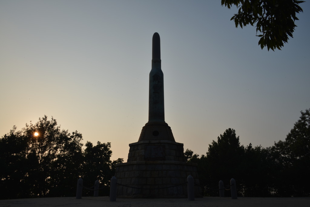 203高地の夕暮れ