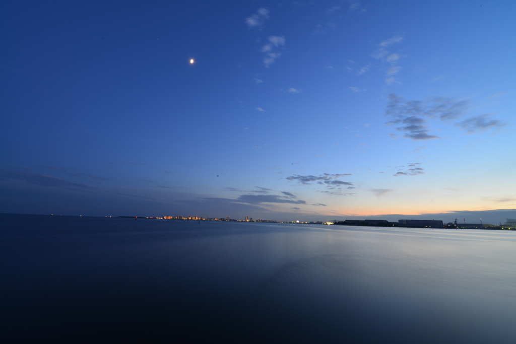 東京湾夜空