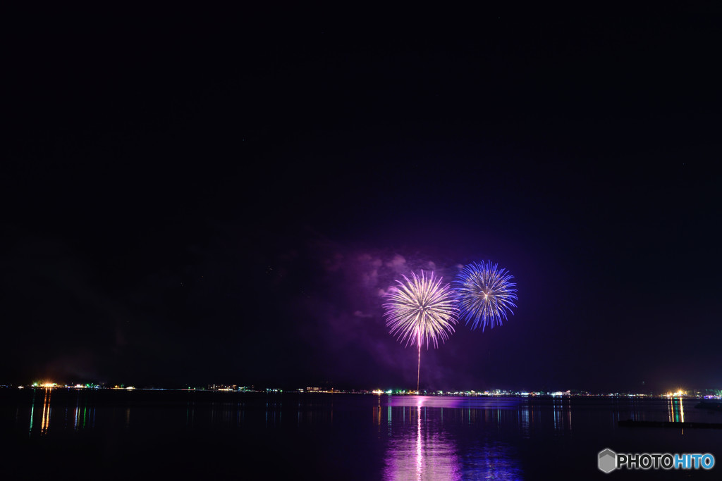 山中湖花火
