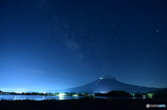 天の川富士