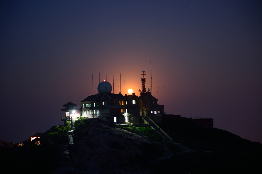 泰山の月夜