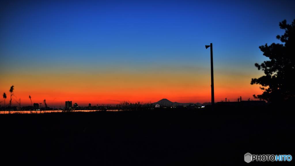 三番瀬夕焼け2