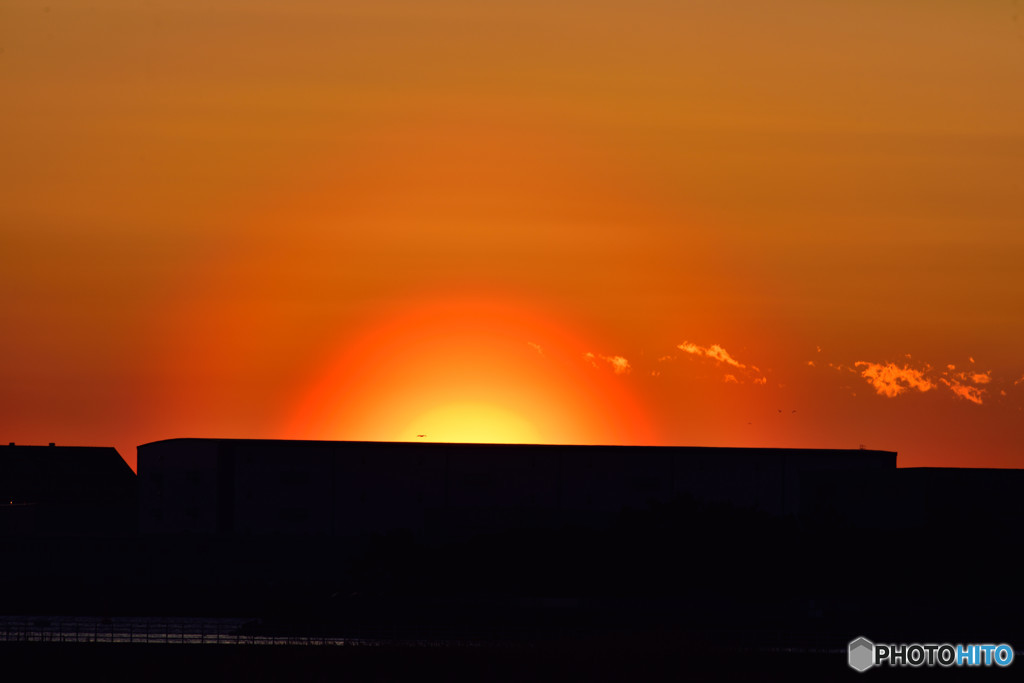 三番瀬公園夕日2