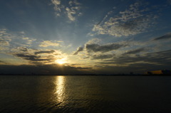 夕日