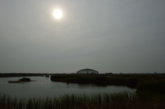 黄河の夕日